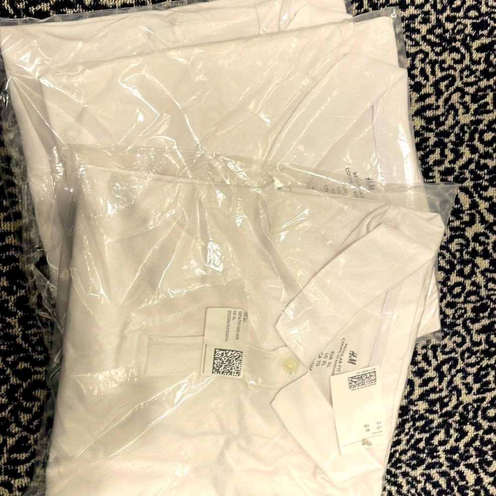 3 h&m polos mens in original packaging